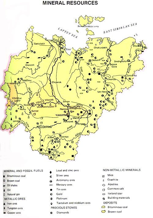 Mineral Resources Map